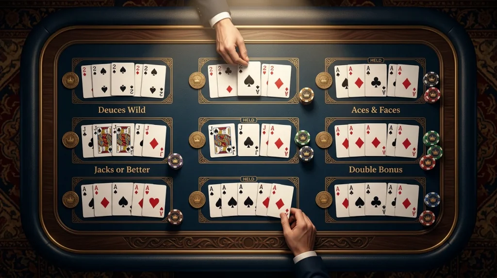Sky Crown video poker